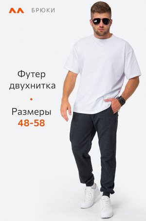 Мужские брюки из футера двухнитки Happyfox