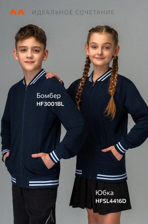 Детский бомбер из футера двухнитки