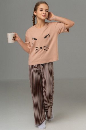 Хлопковая пижама для девочки Happyfox