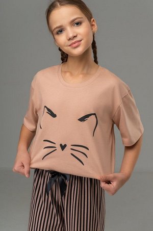 Хлопковая пижама для девочки