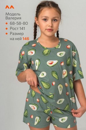 Хлопковая пижама для девочки