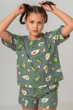 Хлопковая пижама для девочки Happyfox