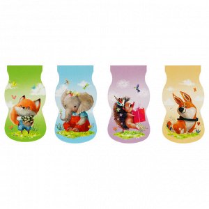 Закладка - магнит для книг, 35*130мм, ArtSpace ""Lovely animals""