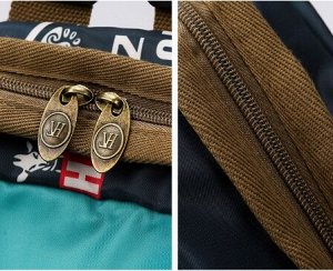 Рюкзак из нейлона с принтом вместительный, как на фото