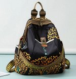 Рюкзак из нейлона с принтом вместительный, как на фото