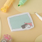 Самоклеящийся блок фигурный MESHU &quot;Soft pillows&quot;, 40 листов, европодвес, удобный для заметок