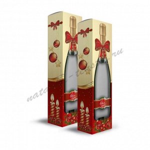 Коробка подарочная "Новогоднее шампанское" 63-18