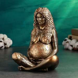 Копилка "Богиня Гайя. Мать Земля" бронза, 28см