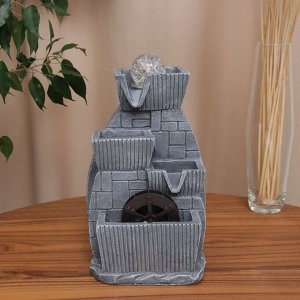 Фонтан настольный «Малкольм», 29x15 см, с подсветкой