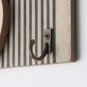 Крючки декоративные дерево "Абстракция. Радуга. Цветок" 1,5х19,5х23,5 см