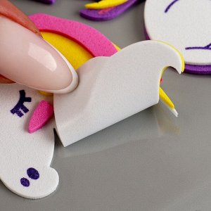 ТНП Набор наклеек из EVA «Единороги», 11 шт.