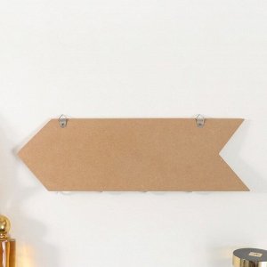 Крючки декоративные дерево "Добро пожаловать домой. Растения" 34х10,8 см