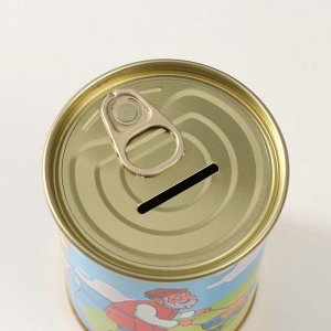 Копилка-банка металл "Храните деньги в банке"