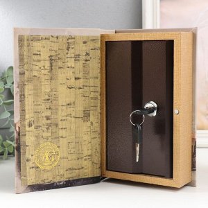 Сейф-книга дерево кожзам "Лондон" 21х13х5 см