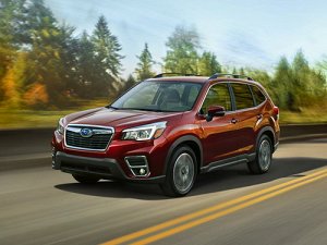 Ковры салонные 3D Subaru Forester (2018->) левый руль