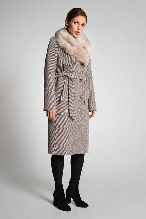 Пальто Gotti 153/9м серо-коричневый