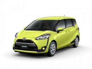 Ковры салонные 3D 1 и 2 ряд Toyota Sienta 2WD + гибрид (07.2015 ->) правый руль