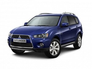 Ковры салонные 3D Mitsubishi Outlander (01.2007 - 06.2012) левый руль