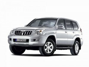 Ковры салонные LUX 3D Toyota Land Cruiser Prado 120 (2002 - 2009) левый руль