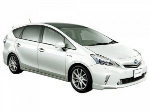 Ковры салонные 3D 1 и 2 ряд Toyota Prius a (5 мест) (XW40) (05.2011 - )