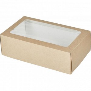 Коробка для пирожных с окном ECO MB 12 5,5х10,5х18 см