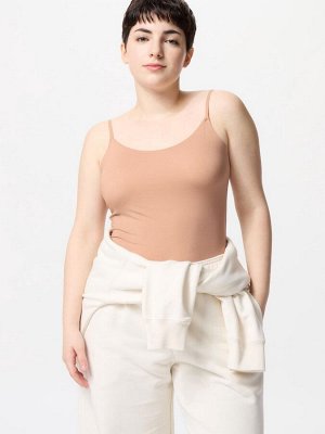UNIQLO AIRism - бесшовная майка с эластичной текстурой - 11 PINK