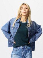 UNIQLO - женская джинсовая куртка оверсайз - 64 BLUE