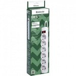 Фильтр сетевой Defender DFS-155 (6 розеток; 5 м) белый
