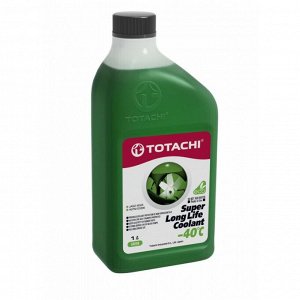 Антифриз Totachi Super Long Life Coolant SLLC, зеленый, -40°C, 1л, арт. 41601