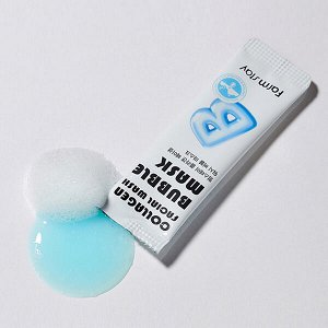 Коллагеновая пузырьковая маска для умывания FarmStay Collagen Facial Wash Bubble Mask, 5мл