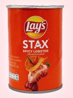 Хрустящие чипсы со вкусом острого лобстера Lay&#039;s Stax Spicy Lobster 42 гр