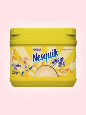 Быстрорастворимый какао напиток со вкусом банана Nesquik Nestle / Несквик от Нестле 300 гр