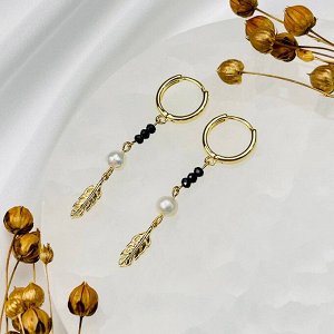 Серьги из Шпинели и Жемчуга