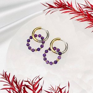 Серьги из Аметиста