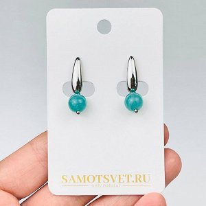 Серьги из Амазонита