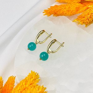 Серьги из Амазонита