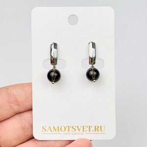 Серьги из Раухтопаза