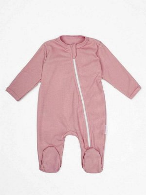 Комбинезон (слип) на молнии детский AMAROBABY Fashion, розовый, размер 74