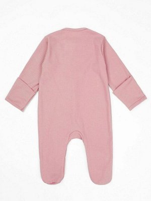 Комбинезон (слип) на молнии детский AMAROBABY Fashion, розовый, размер 74