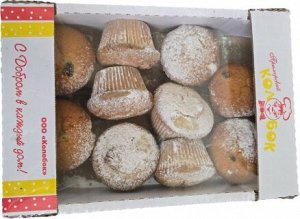 Кекс творожный с изюмом