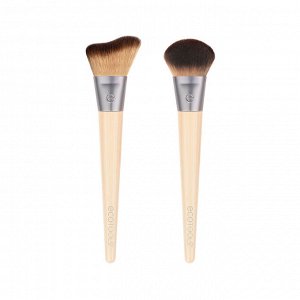 Набор кистей для макияжа EcoTools New Natural Blush + Highlight Duo