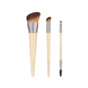 Набор кистей для макияжа EcoTools New Natural Conceal, Enhance + Sculpt Trio