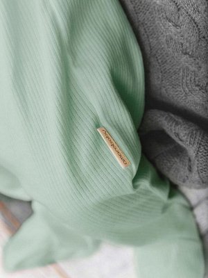 Комбинезон (слип) на молнии детский AMAROBABY Fashion, зеленый