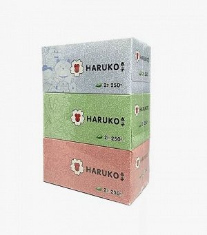Спайка (3 упаковки) Салфетки HARUKO, коллекция "Аниме", картон 250 шт