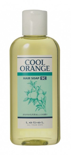 Lebel Cool Orange Hair soap SC Super Cool - натуральное мыло для профилактики выпадения волос