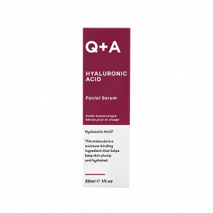 Сыворотка для лица Q+A Hyaluronic Acid