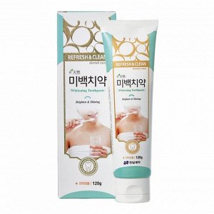 Hanil Зубная паста отбеливающая / Refresh &amp; Clean Dental Clean Whitening toothpaste, 120 г