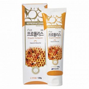Hanil Зубная паста c прополисом / Refresh &amp; Clean Dental Clean Propolis toothpaste, 120 г