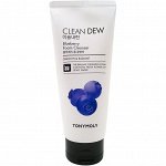 Очищающая пенка для умывания с экстрактом черники TONYMOLY Clean Dew Blueberry Foam Cleanser 180млTony Moly Clean Dew Blueberry Foam Cleanser