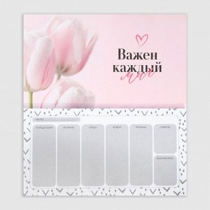 Подарочный набор, ежедневник А5, 80 листов и планер, 50 л. «Самой нежной»